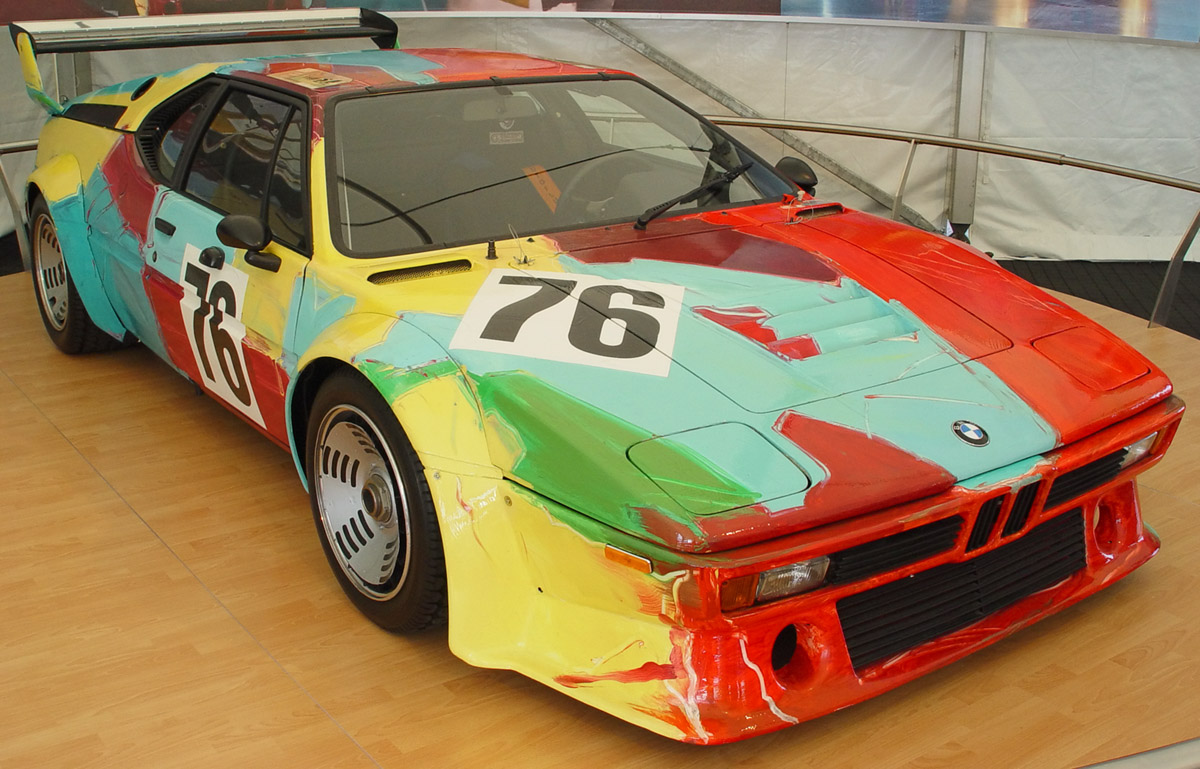 Andy warhol paints bmw #1