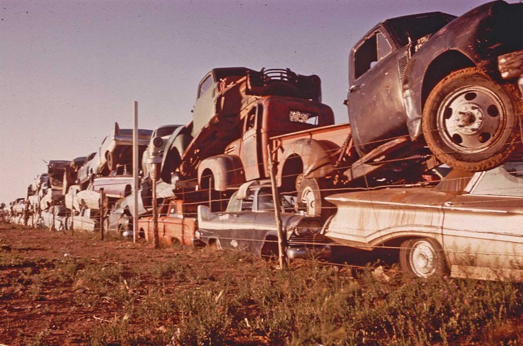 Project Documerica: очищение США от автомобильных останков