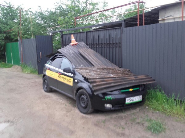 В Ставрополе автомобилисты готовят анти-градовые покрытия