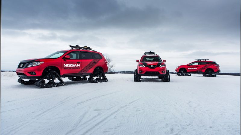 Зимние концепты от Nissan: Pathfinder, Murano и Rogue на 