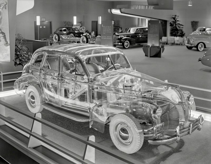 Pontiac Plexiglas Deluxe Six на всемирной выставке в Нью-Йорке 1939 года