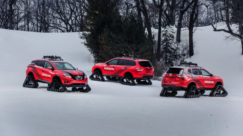 Зимние концепты от Nissan: Pathfinder, Murano и Rogue на 