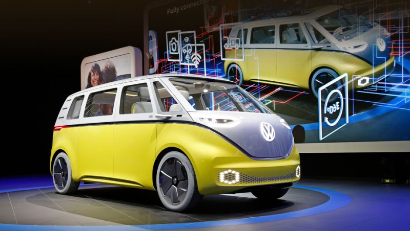 Volkswagen I.D. Buzz: электронаследник того самого VW Type 2