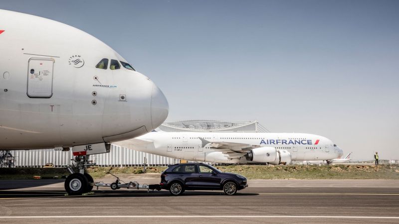 Air France, Porsche Cayenne и новый рекорд в книге Гиннесса
