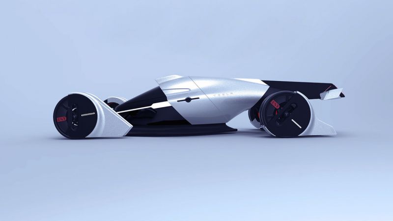 Электроболид Tesla T1 Concept для Le Mans по версии студентов-дизайнеров