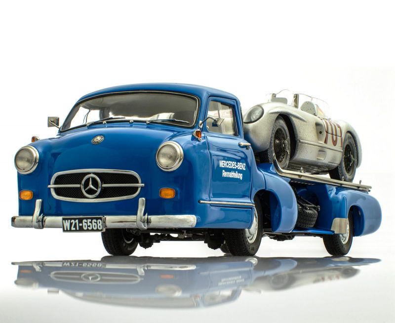 Модель для коллекционеров: Mercedes-Benz Blue Wonder + Dirty Hero 300 SLR