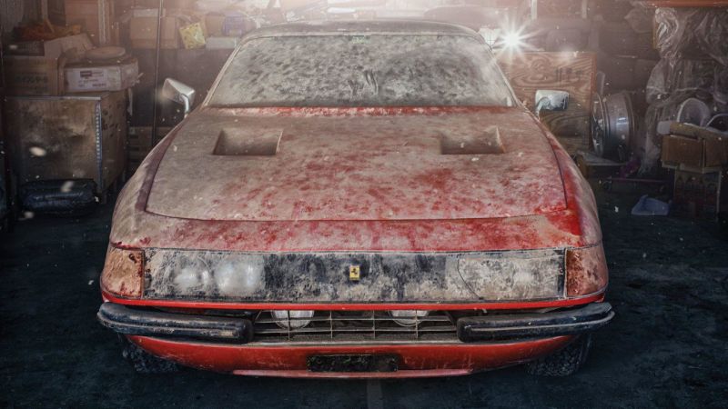 Свежая редчайшая гаражная находка: Ferrari 365 GTB/4 Daytona